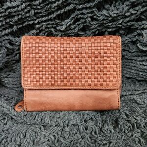 Harbour 2nd 'Lou' Woven Leather Wallet